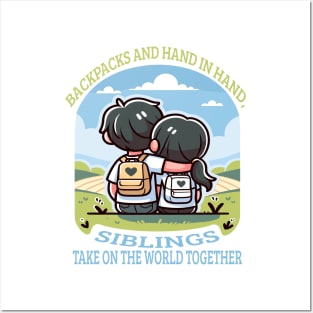 World Explorers: Siblings Adventure Together Posters and Art